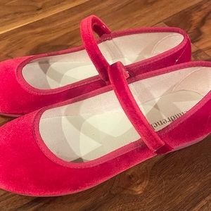 Childrenchic Classic Mary Janes-Red Velvet
